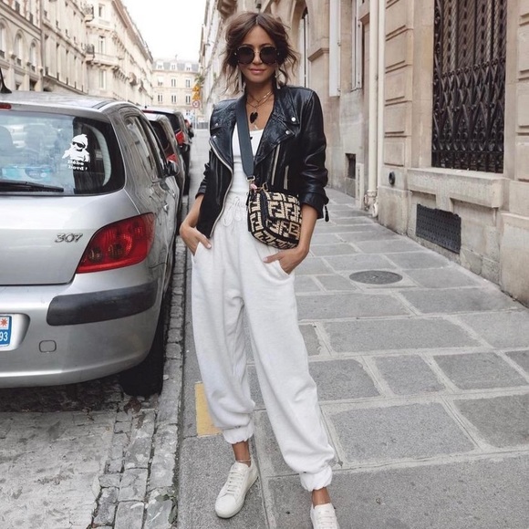 None Pants - Woman’s Cinch Bottom Sweatpants. Size -M-L